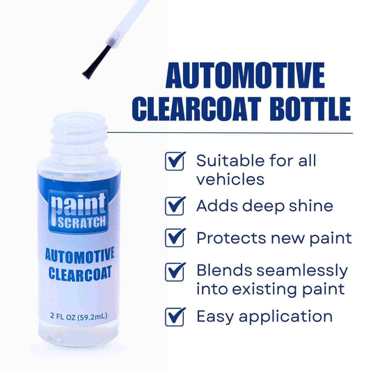 Automotive Clearcoat Bottle with Built-In Brush (Multiple Sizes)