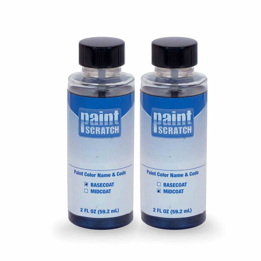 Custom Color Exact-Match Tricoat Brush Bottles – DIY Repair for Medium Chips and Scratches (Two 2oz bottles)