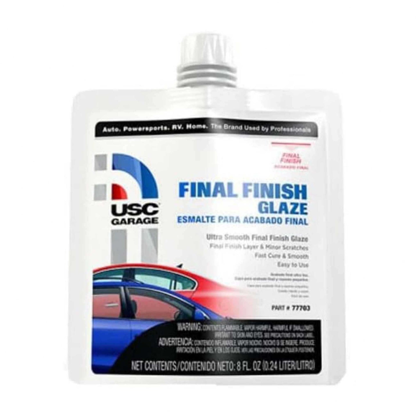 Final Finish Glaze – Professional Spreadable/Brushable Polyester Finishing Putty (8oz)