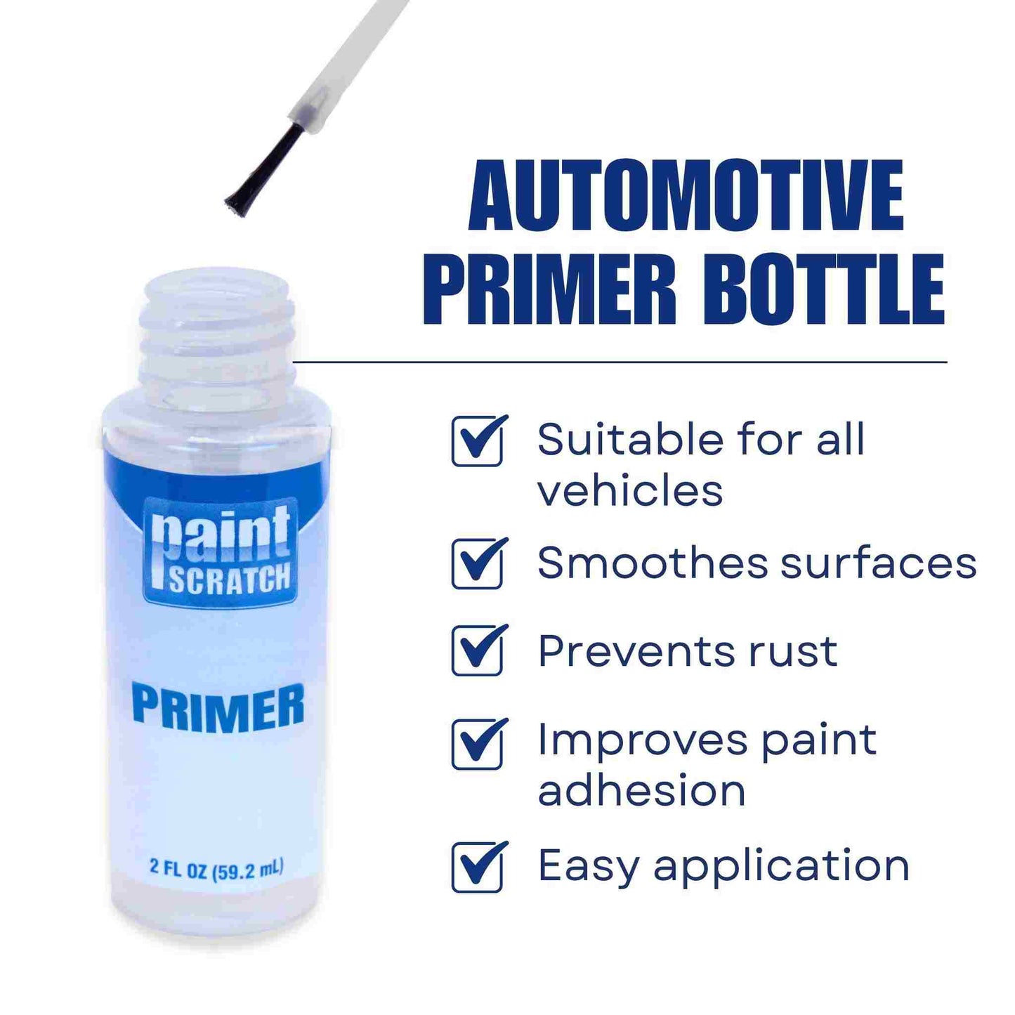 Automotive Primer Bottle with Built-In Brush (Multiple Sizes)