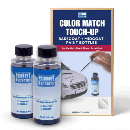 Custom Color Exact-Match Tricoat Brush Bottles – DIY Repair for Medium Chips and Scratches (Two 2oz bottles)
