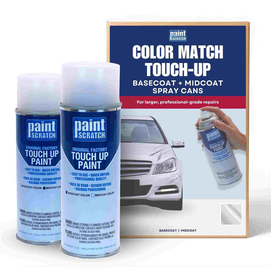 Custom Color Exact-Match Tricoat Spray Cans – Professional Basecoat + Midcoat for Panels, Bumpers and Larger Repairs (Two 12oz cans)