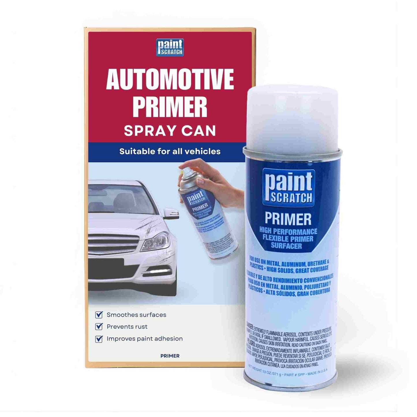 Automotive Primer Spray Can – Smooth, Durable Base for Any Touch-Up (12 oz)