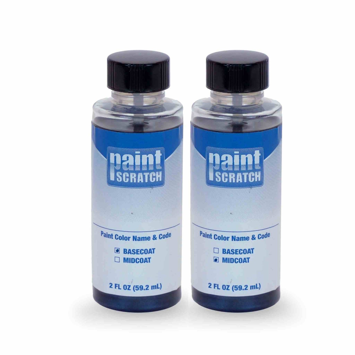 Custom Color Exact-Match Tricoat Brush Bottles – DIY Repair for Medium Chips and Scratches (Two 2oz bottles)