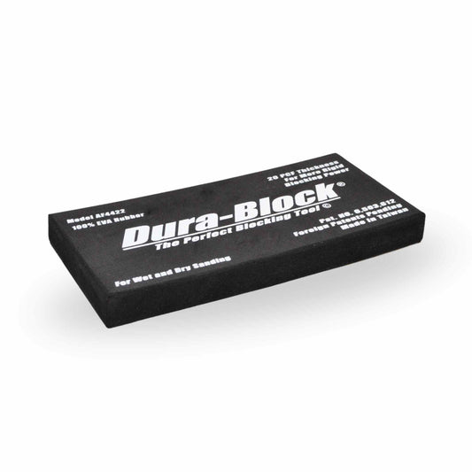 Dura-Block Black Sanding Pad – Firm Foam Sanding Block for Wet or Dry Sanding